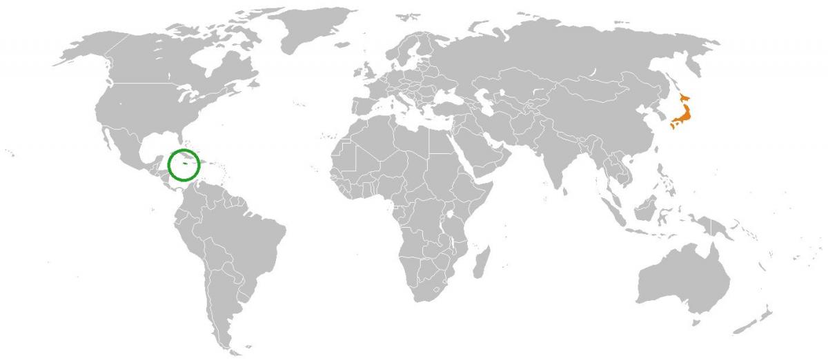 jamaica kaardil maailma