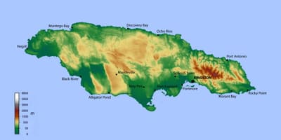 Kaart jamaica tõus 