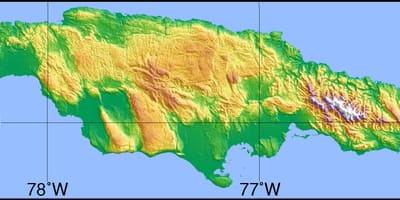 Kaart, satelliit-jamaica
